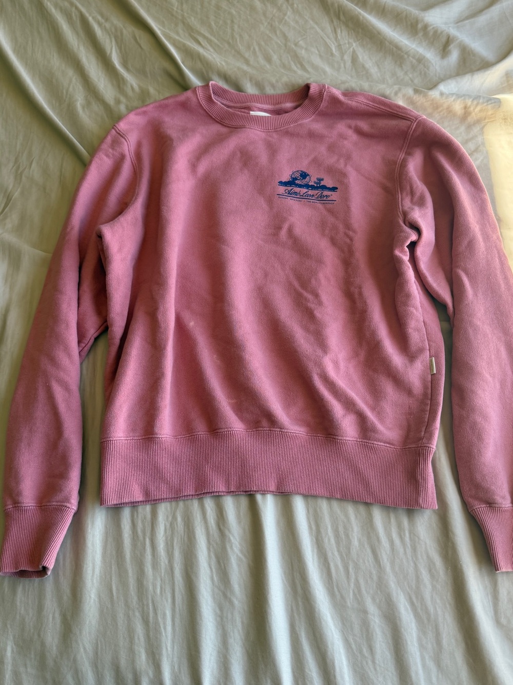 Aimé Leon Dore Unisphere Crewneck Sweatshirt l (crabapple) size S
